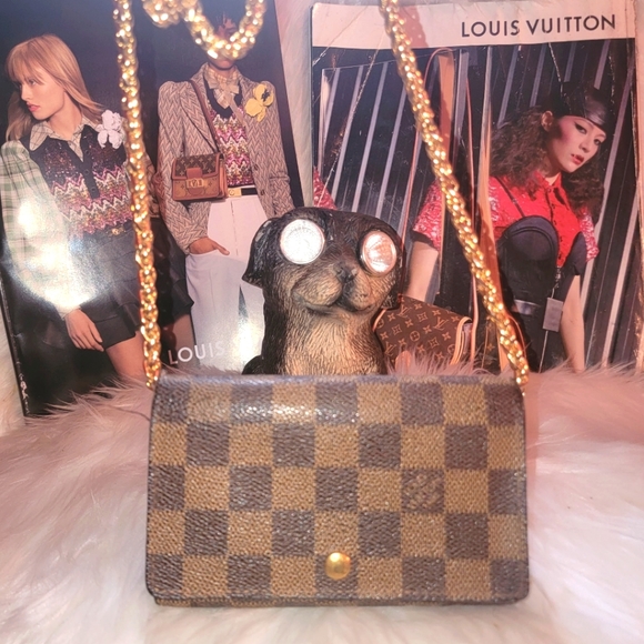 Louis Vuitton Handbags - AUTH NEW LOUIS VUITTON Damier Ebene Checker Canvas Porte Monnaie Tresor Wallet